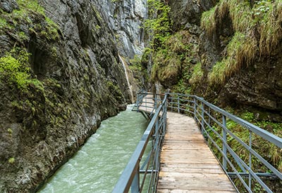 Natural wonder Aare Gorge Haslital