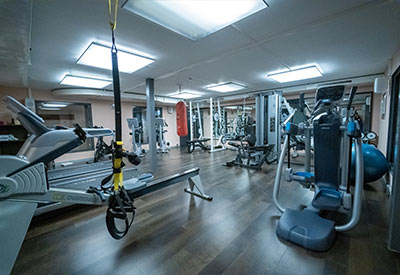 Fitness room Alpine Sports Center Mürren
