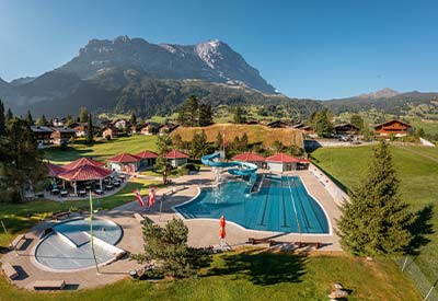 ﻿Freibad Hellbach - Schwimmen am Fusse der Eiger-Nordwand