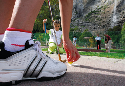 Minigolf Lauterbrunnen at the Eyelti sports complex