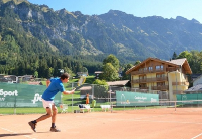 Tennis courts in Wengen